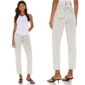 Anine Bing Revolve High Waisted Brenda Tapered Jeans